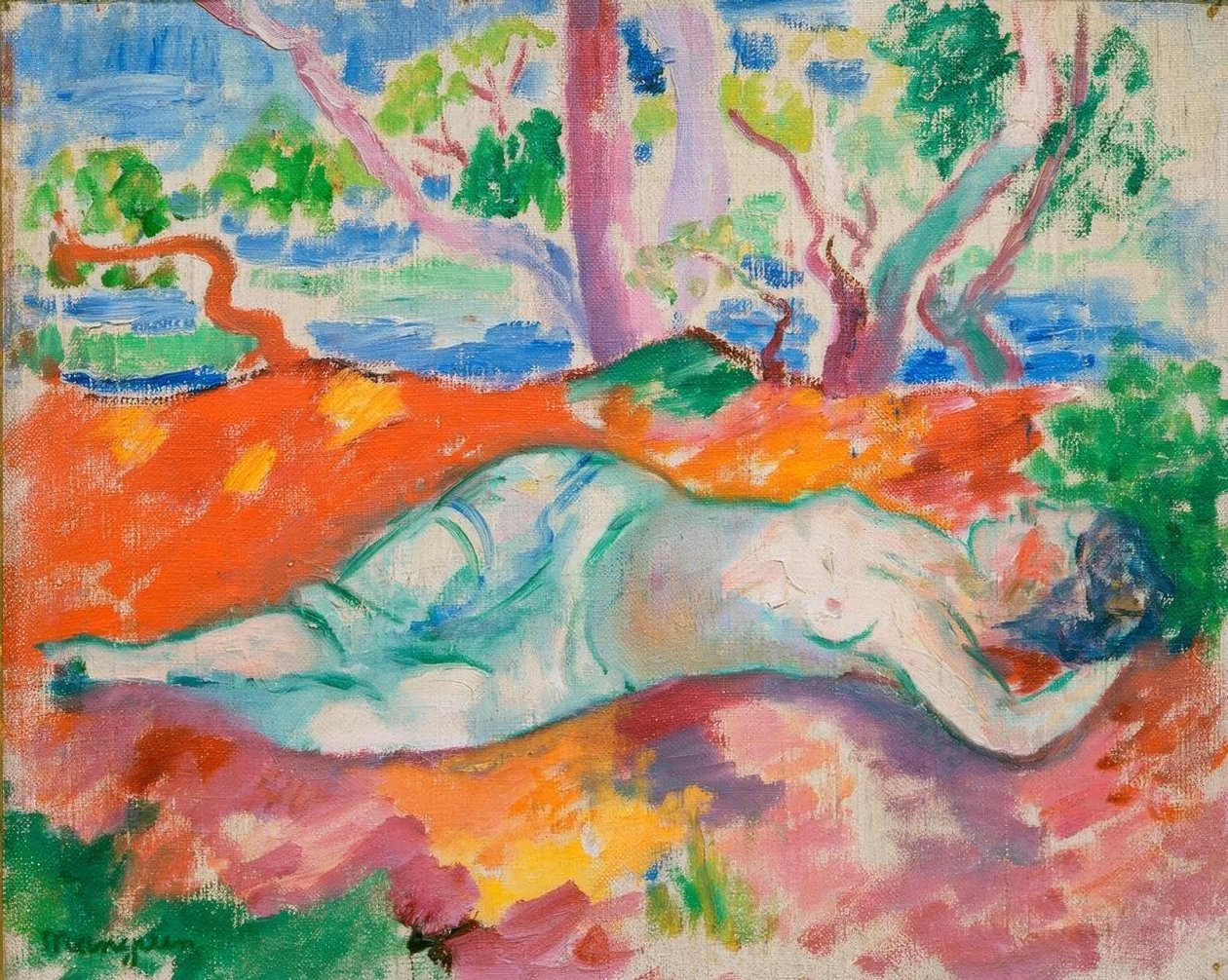 Cavaleira, mulher adormecida de Henri Charles Manguin