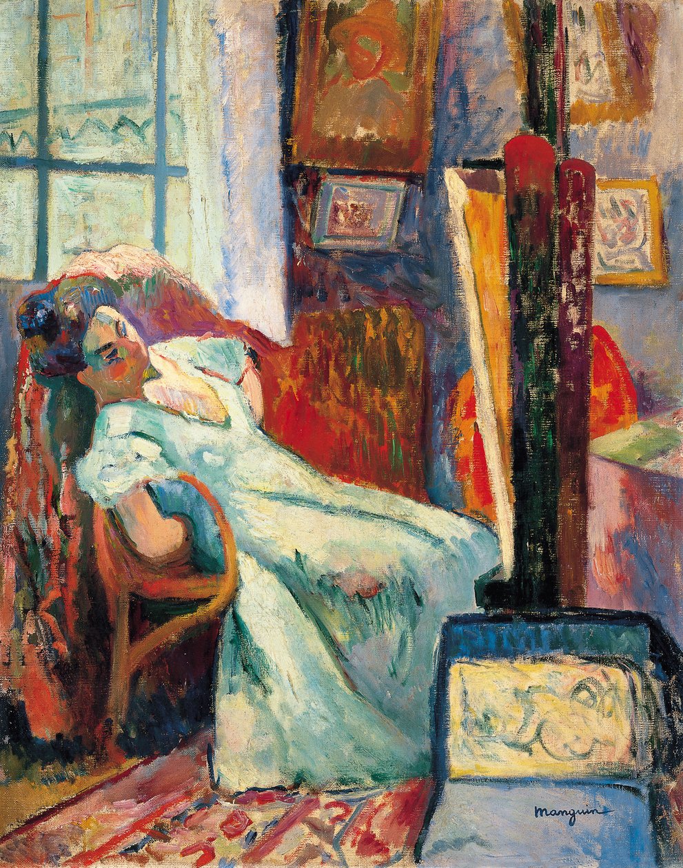 Descanso modelo, 1905 de Henri Charles Manguin