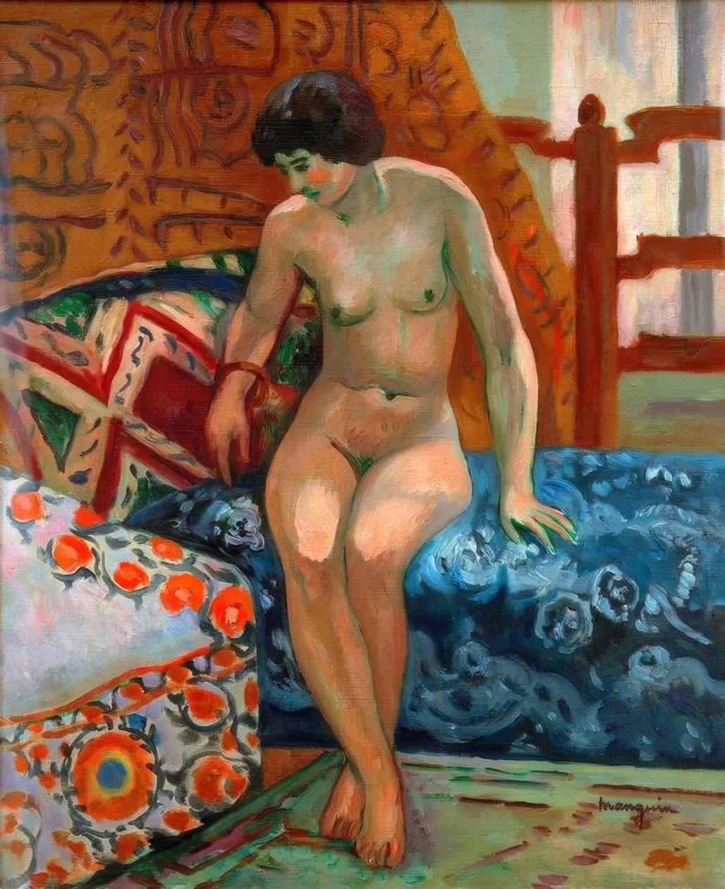 Nu no estilo otomano de Henri Charles Manguin