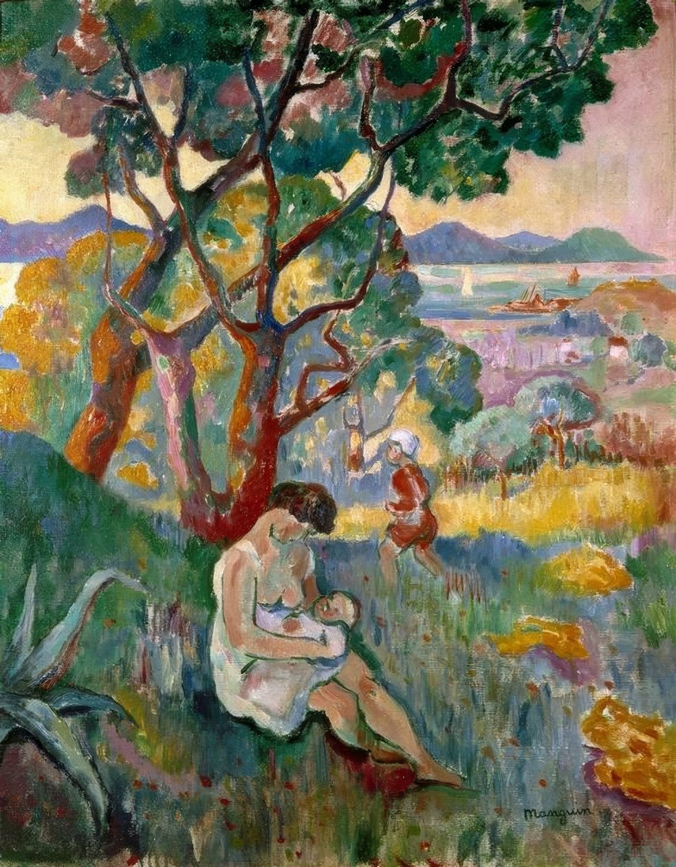 Saint-Tropez, vista da villa Demière de Henri Charles Manguin