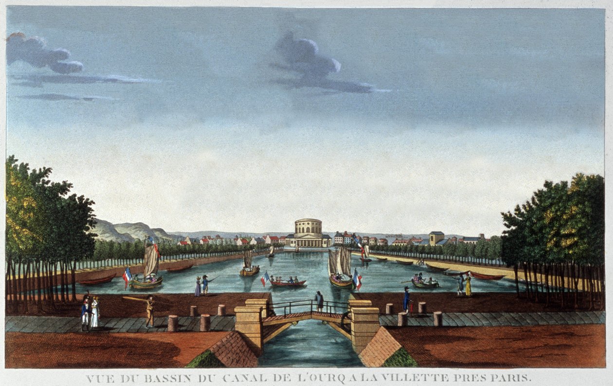 Bassin de la Villette, Paris de Henri Courvoisier Voisin