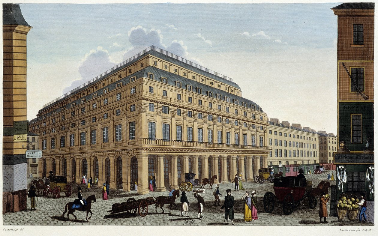 O Teatro Francês. Gravação por Courvoisier de Henri Courvoisier Voisin