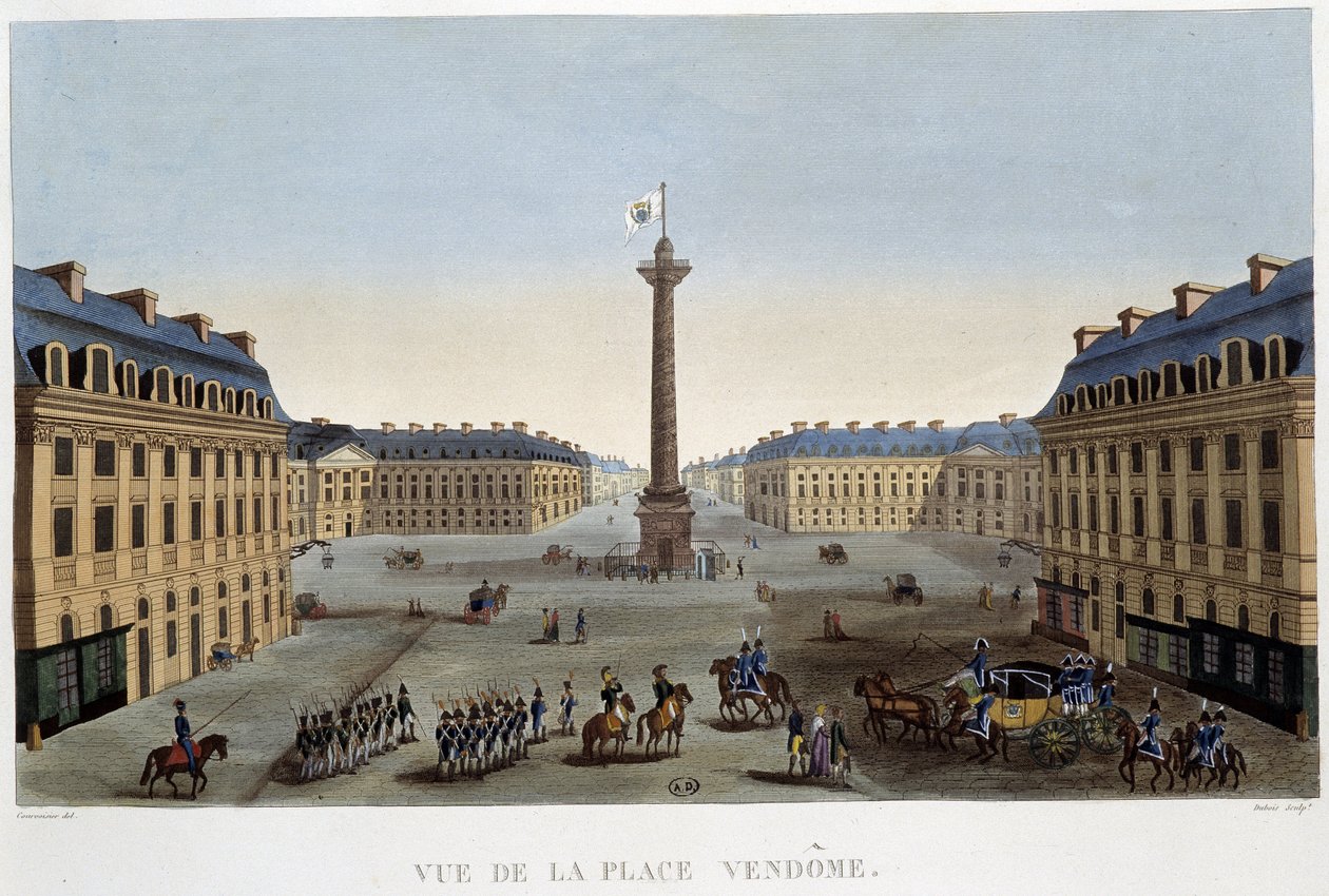 Place Vendôme - Paris por Courvoisier de Henri Courvoisier Voisin