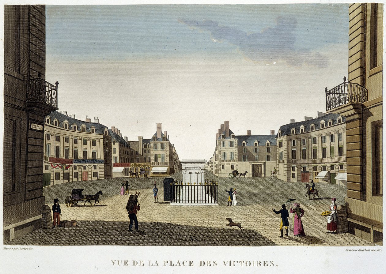 Place des victoires - Paris por Courvoisier de Henri Courvoisier Voisin