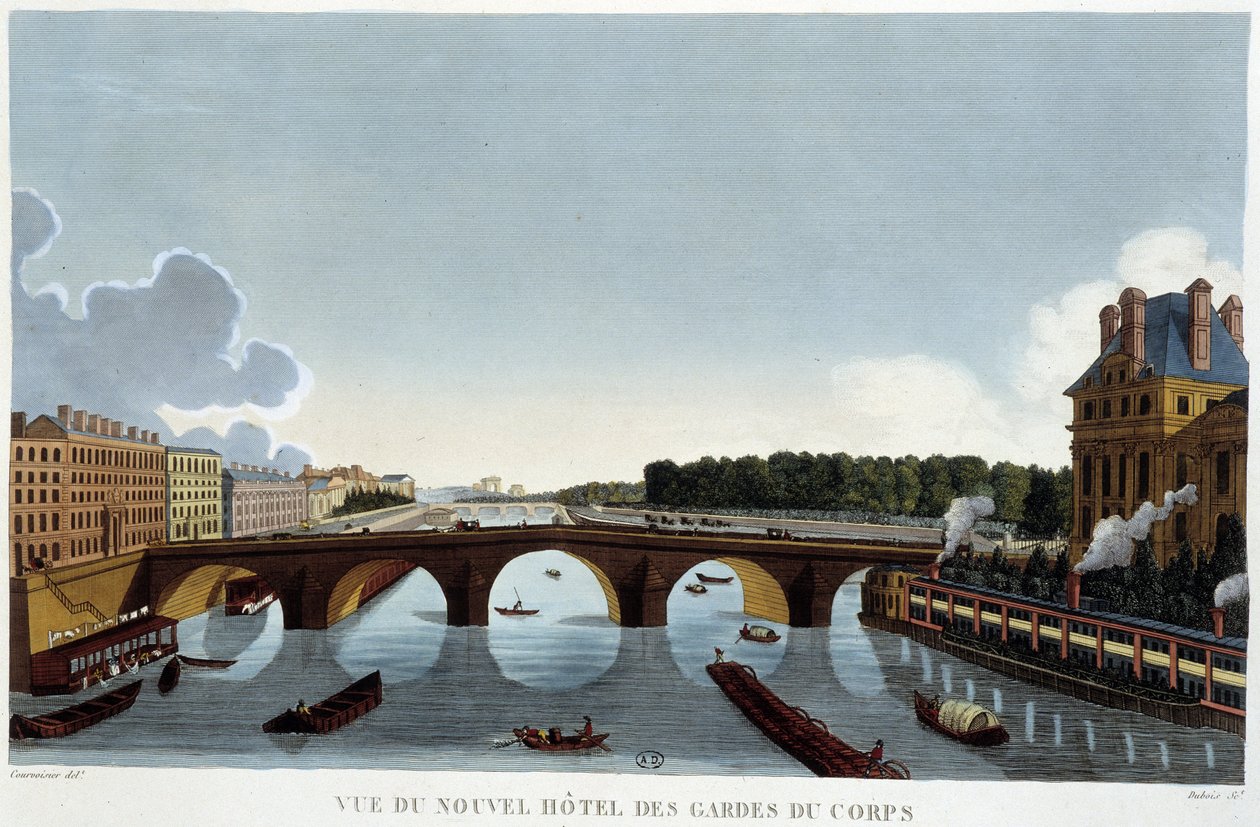 Ponte Real e novo hotel dos guarda-costas - Paris by Courvoisier de Henri Courvoisier-Voisin