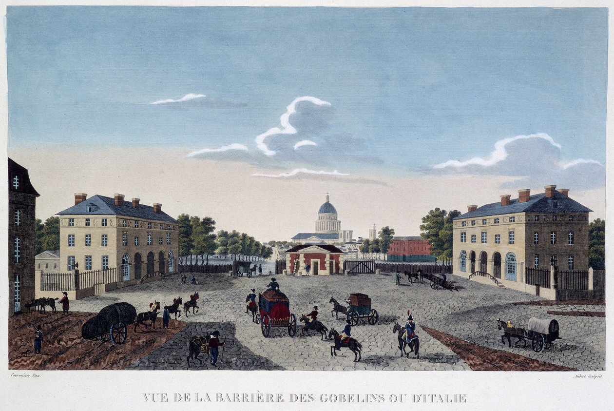 Vista da Barrière des Gobelins ou d