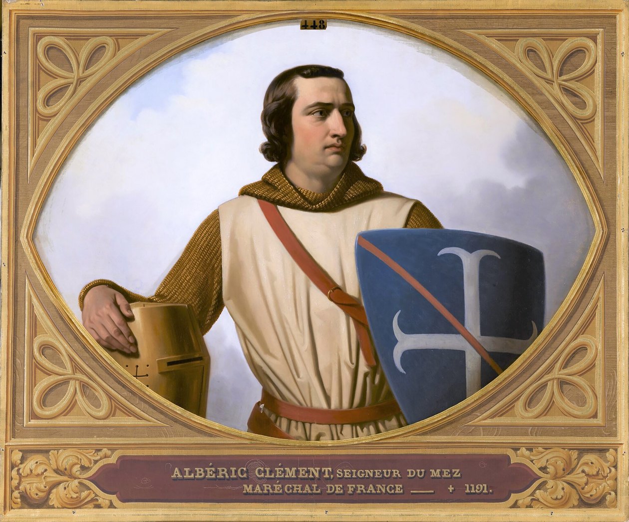 Albéric Clément, o primeiro marechal da França, 1844. de Henri Decaisne