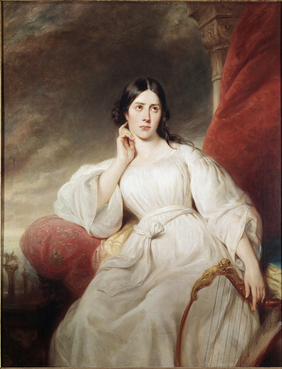 Retrato de Maria Garcia chamado o Malibran, no papel de Desdemona (óleo sobre tela de Henri Decaisne