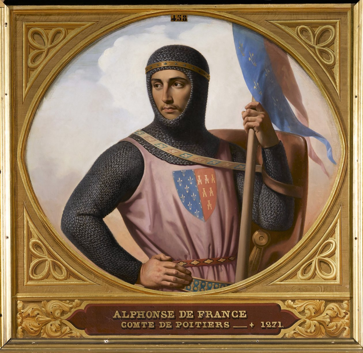 Príncipe Afonso de Poitiers 1220-1271, Conde de Toulouse, 1837. de Henri Decaisne