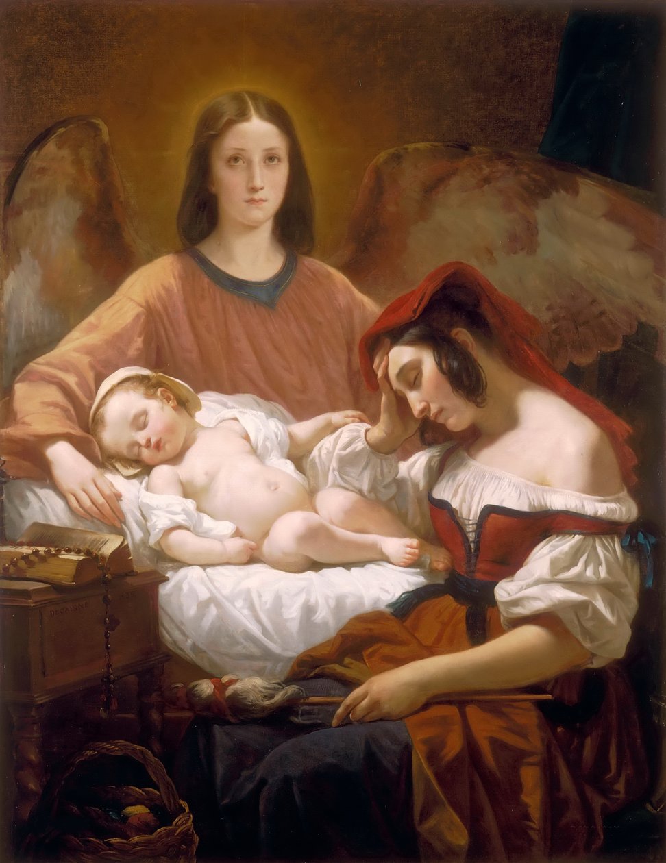 O Anjo da Guarda de Henri Decaisne