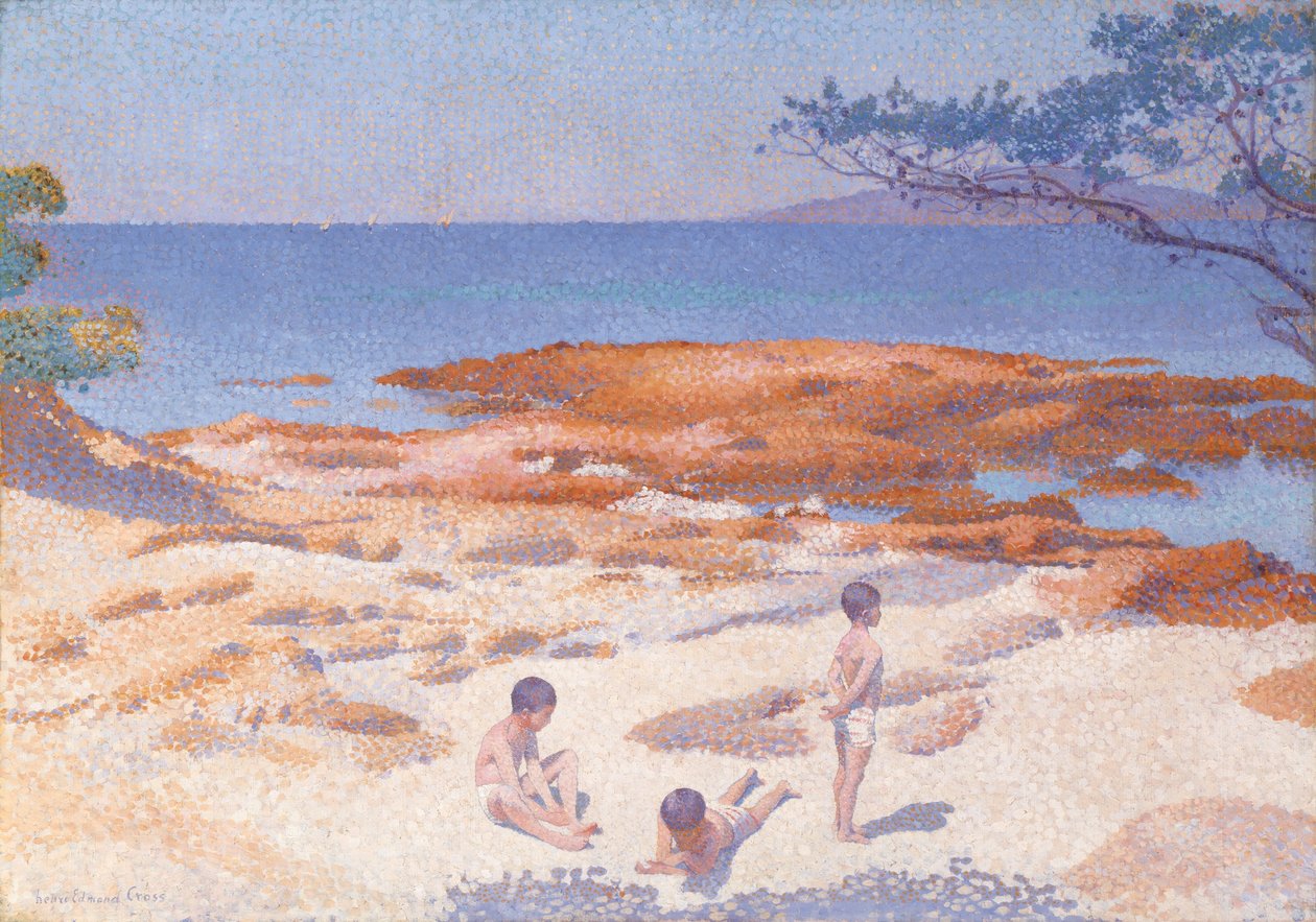 Praia de Cabasson (Baigne-Cul) de Henri Edmond Cross