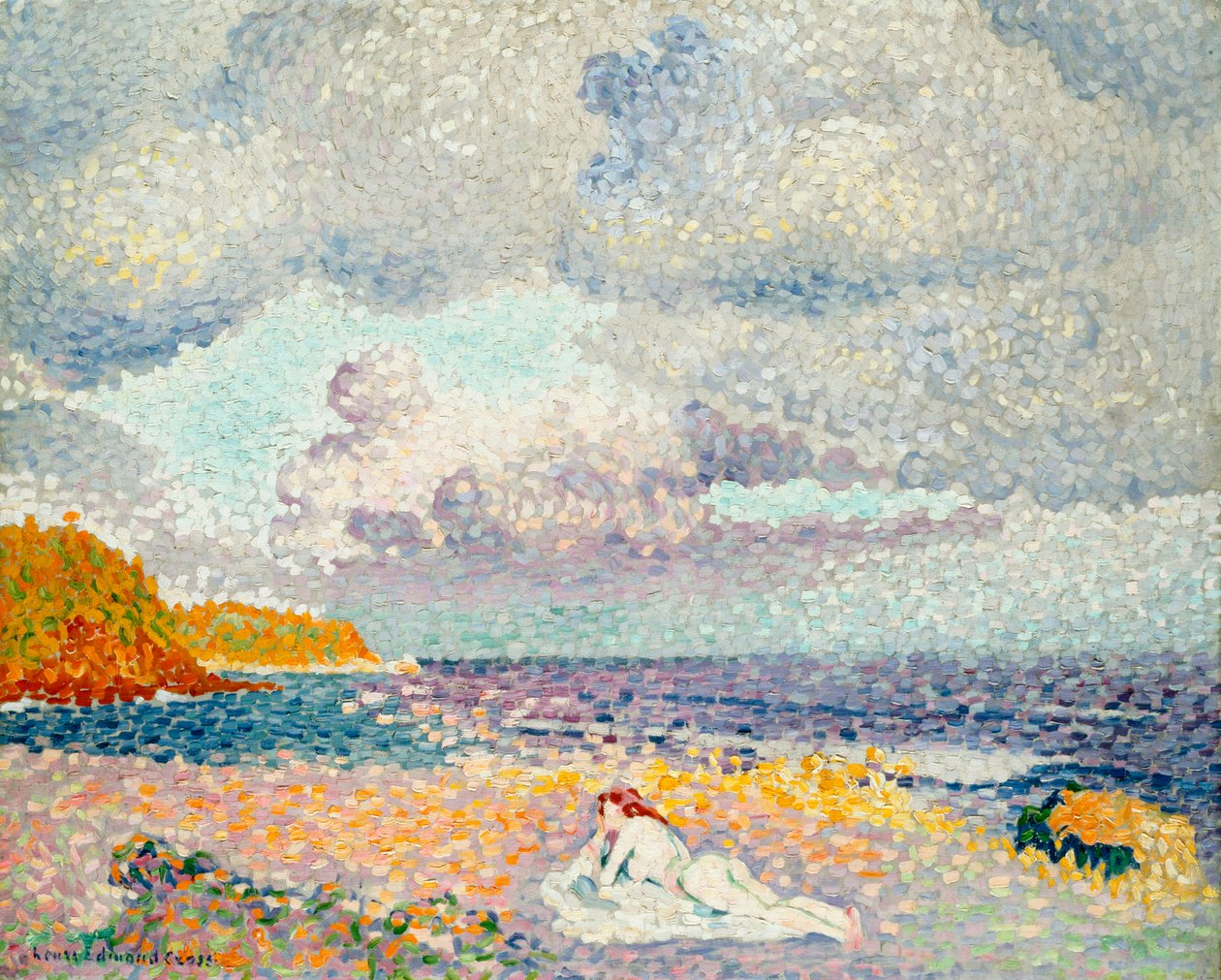 Antes da tempestade de Henri Edmond Cross