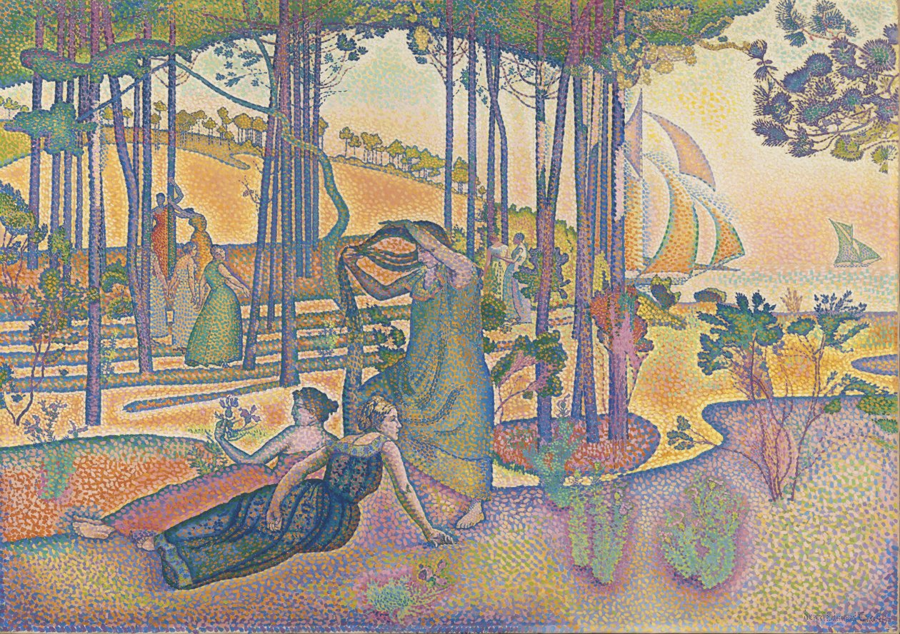O ar da noite de Henri Edmond Cross