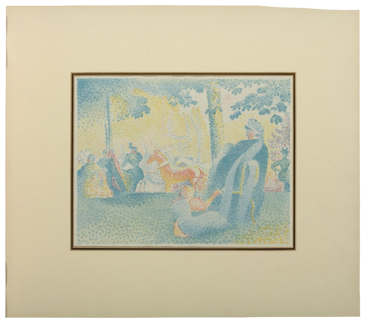 Les Champs Elysees, de Pan, 1898 de Henri Edmond Cross