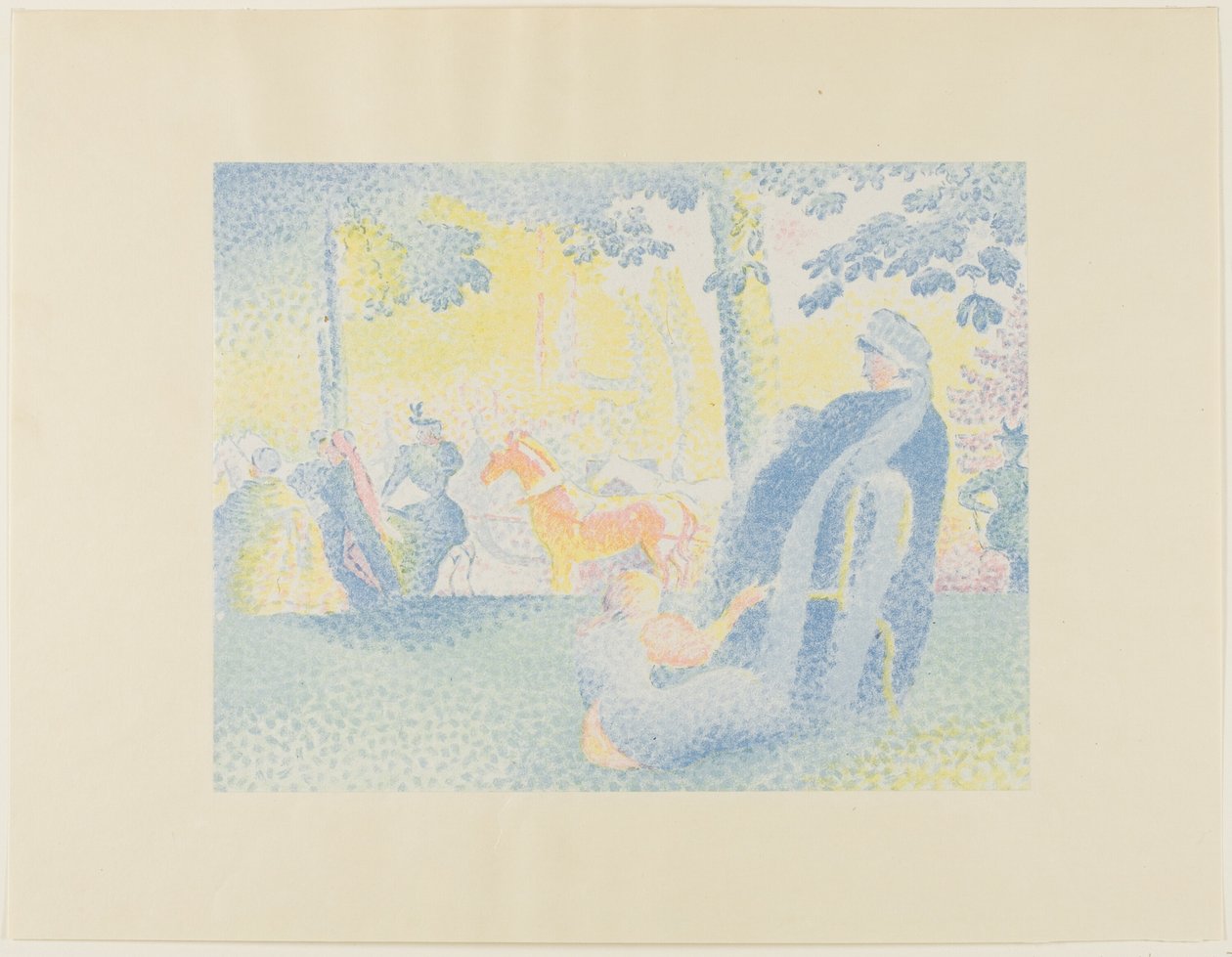 Os Champs Elysées de Henri Edmond Cross