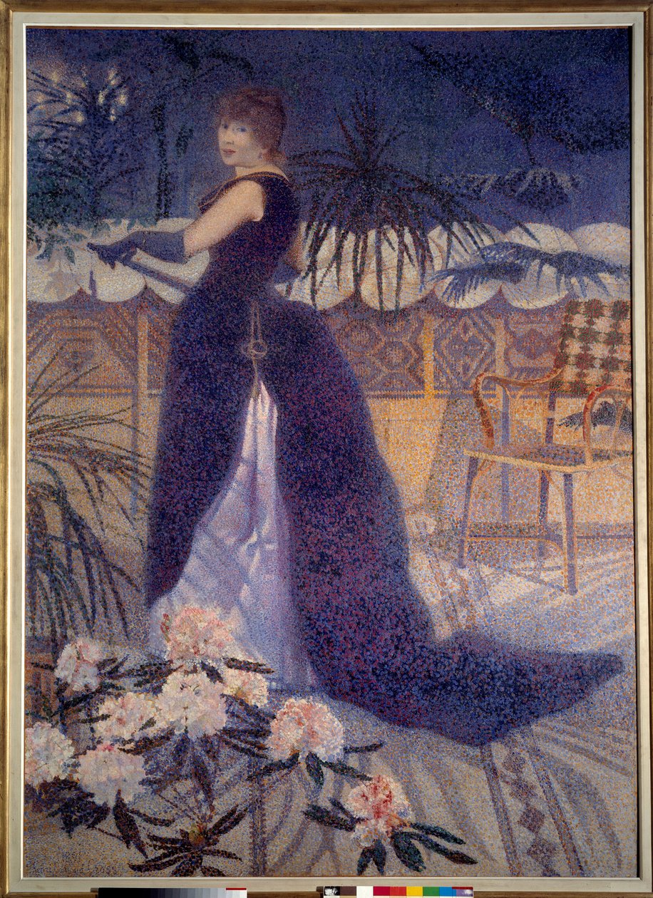 Sra. Hector France (1849-1933). Pintura de Henri Delacroix Esta Cruz (Henri Edmond Cross) (1856 - 1910) de Henri Edmond Cross