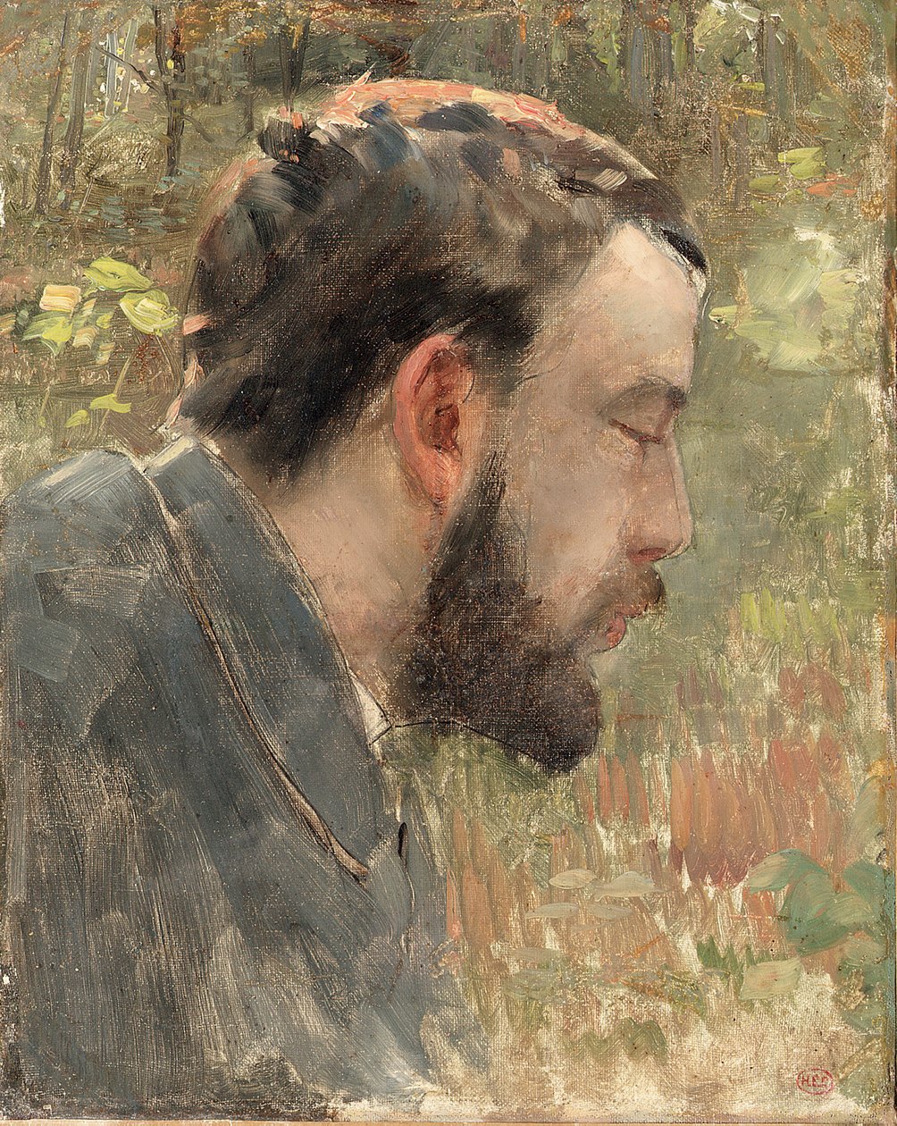 Retrato de Clubes (óleo sobre tela) de Henri Edmond Cross
