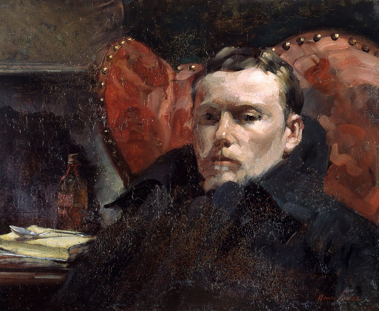 Auto-retrato, c. 1883-1885. de Henri Edmond Cross