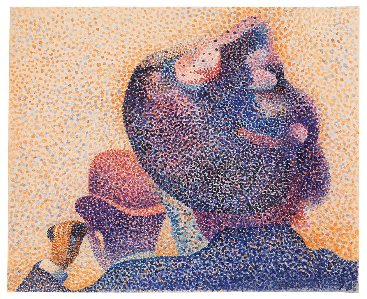 Estudo para a cena da tourada, 1893 de Henri Edmond Cross