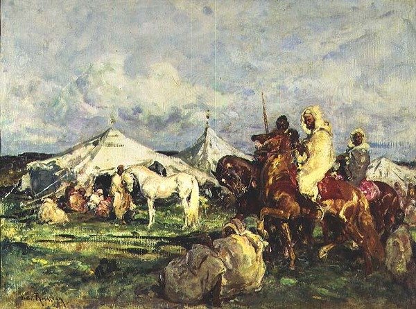 Os Cavaleiros de Henri Emilien Rousseau