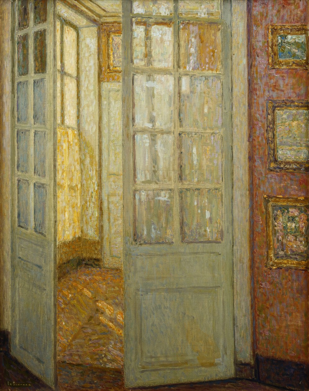Rosa e Ouro Íntimo, Versalhes de Henri Eugene Augustin Le Sidaner