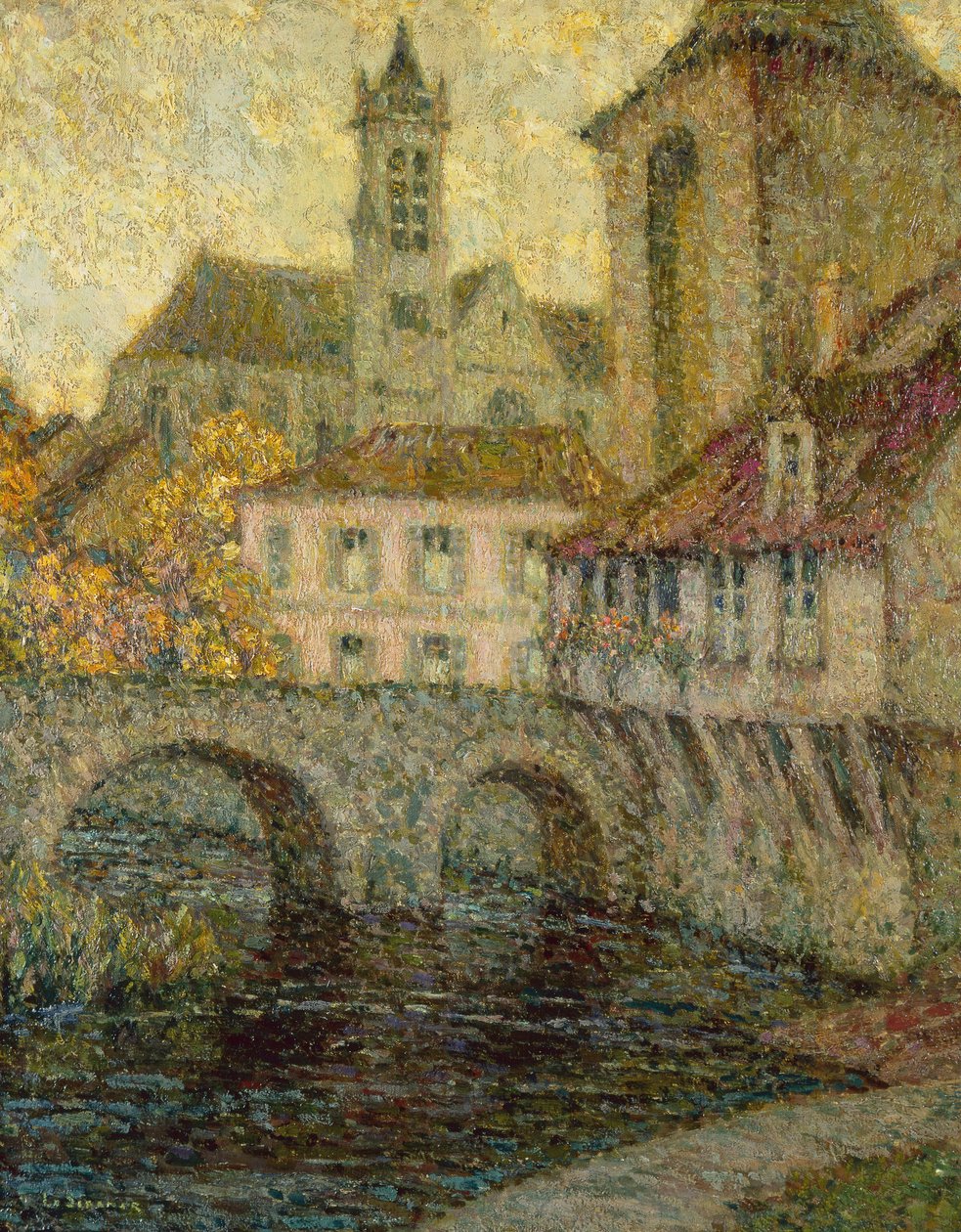 O Portão da Borgonha, Moret de Henri Eugene Augustin Le Sidaner