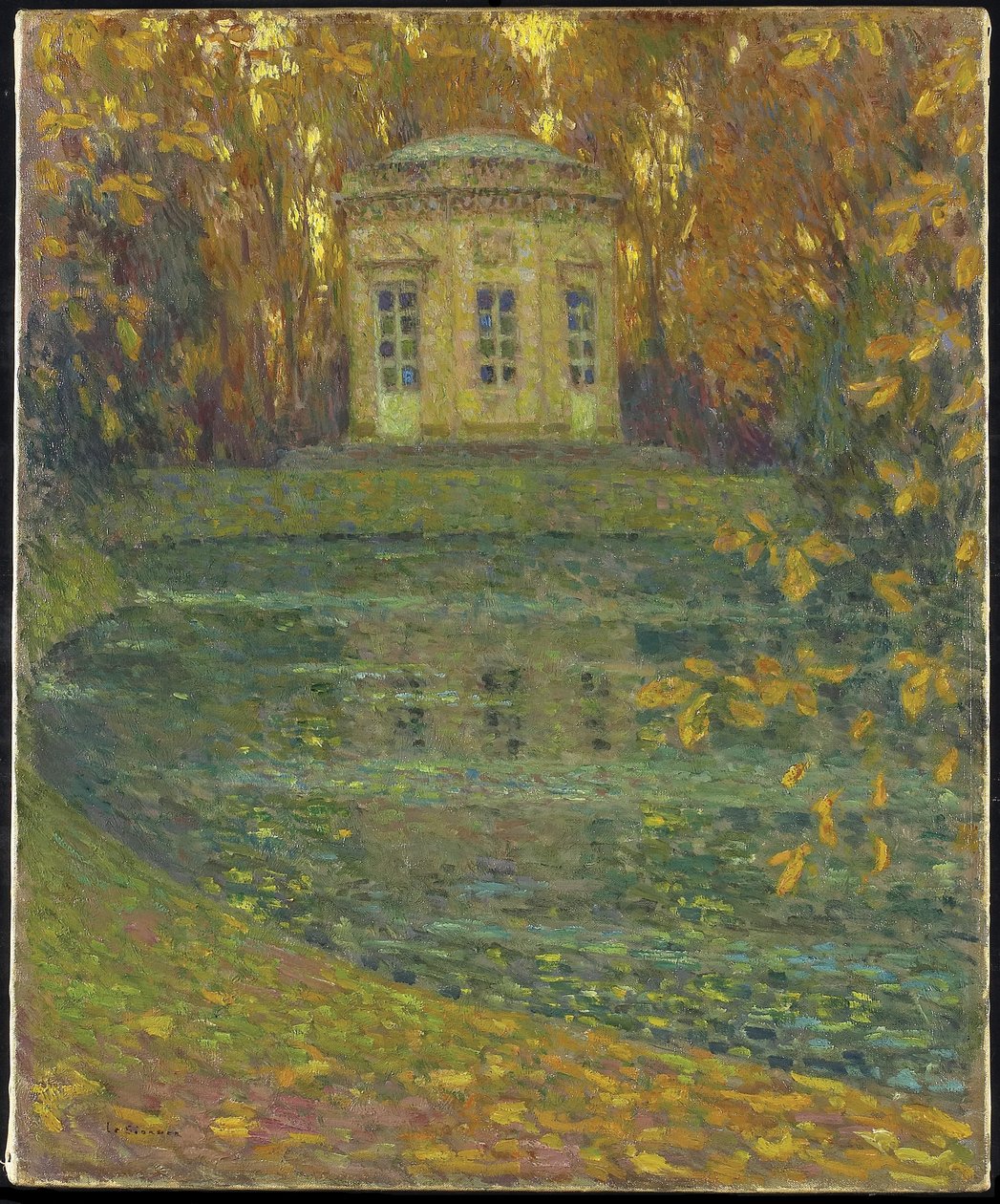 O Belvedere em Trianon, Versalhes, 1915 de Henri Eugene Augustin Le Sidaner