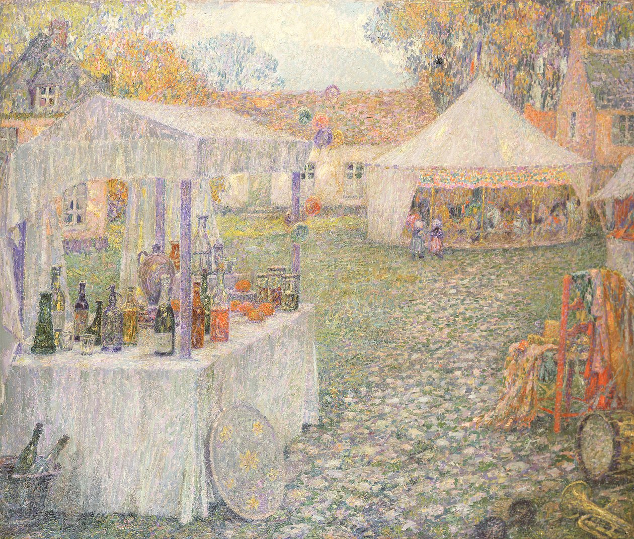 Os estandes de Henri Eugene Augustin Le Sidaner
