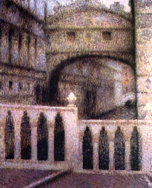 A Ponte dos Suspiros de Henri Eugene Augustin Le Sidaner