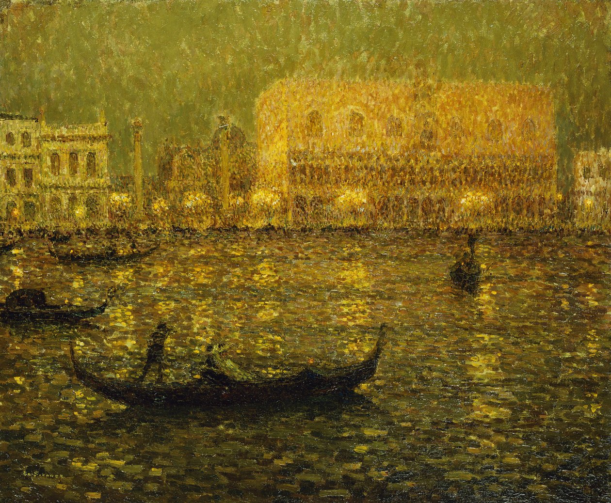 O Palácio Ducal; O palácio ducal de Henri Eugene Augustin Le Sidaner