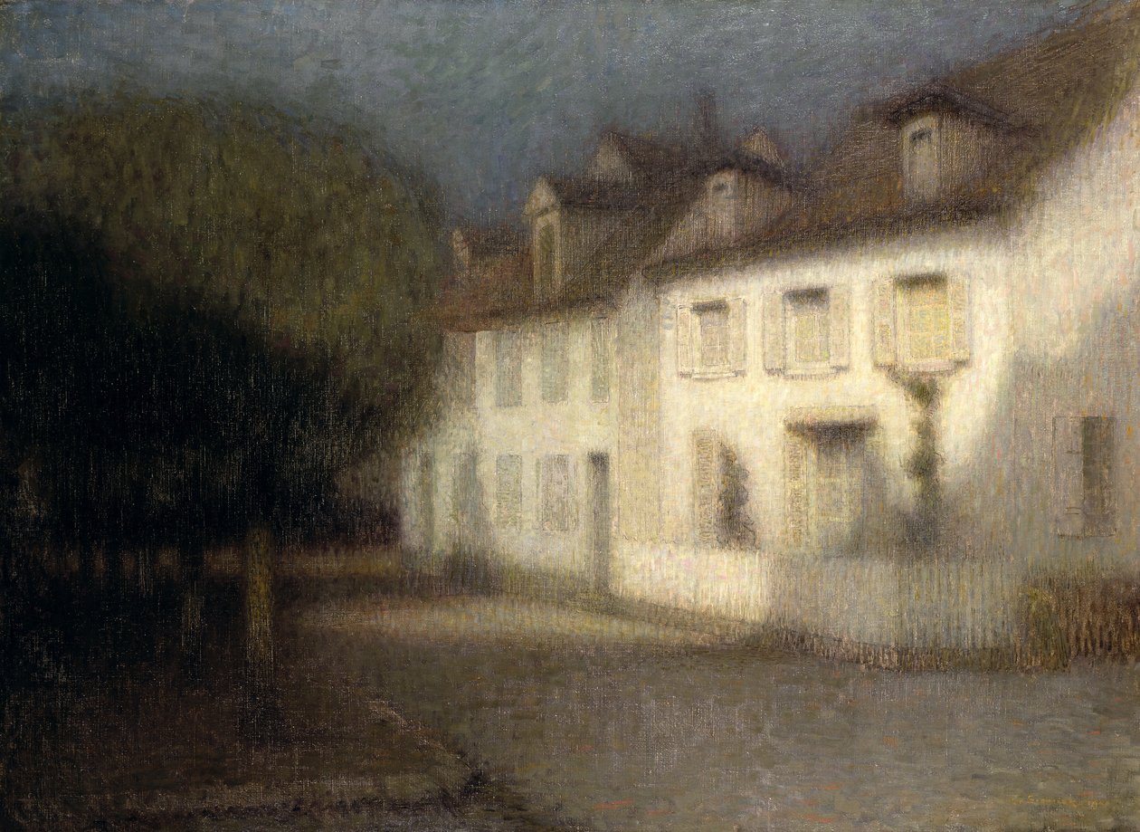 A casa de 1900 de Henri Eugene Augustin Le Sidaner