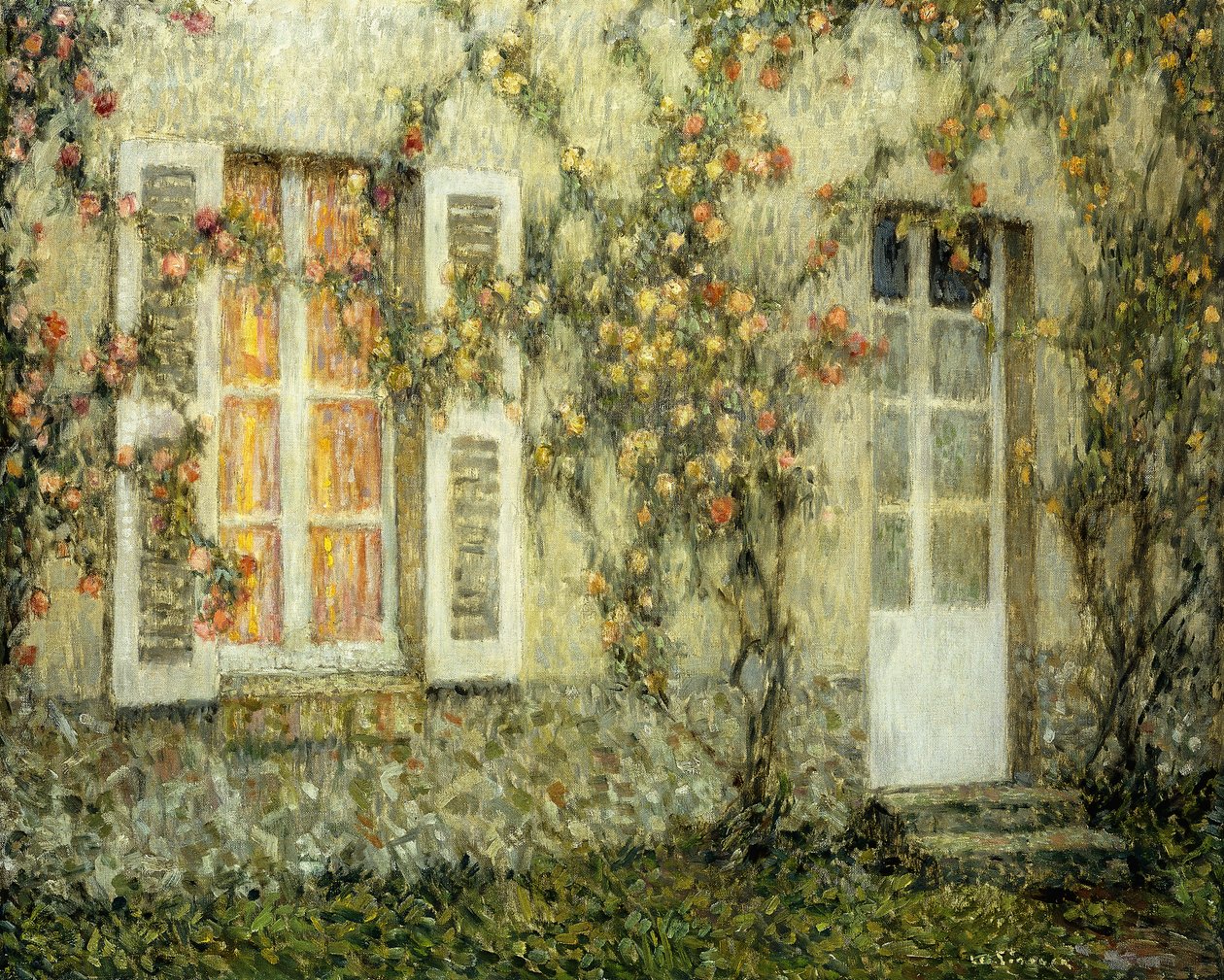 A Casa das Rosas; Casa das Rosas de Henri Eugene Augustin Le Sidaner