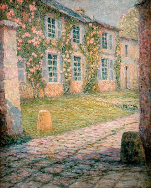 A Casa com Rosas, Versalhes de Henri Eugene Augustin Le Sidaner