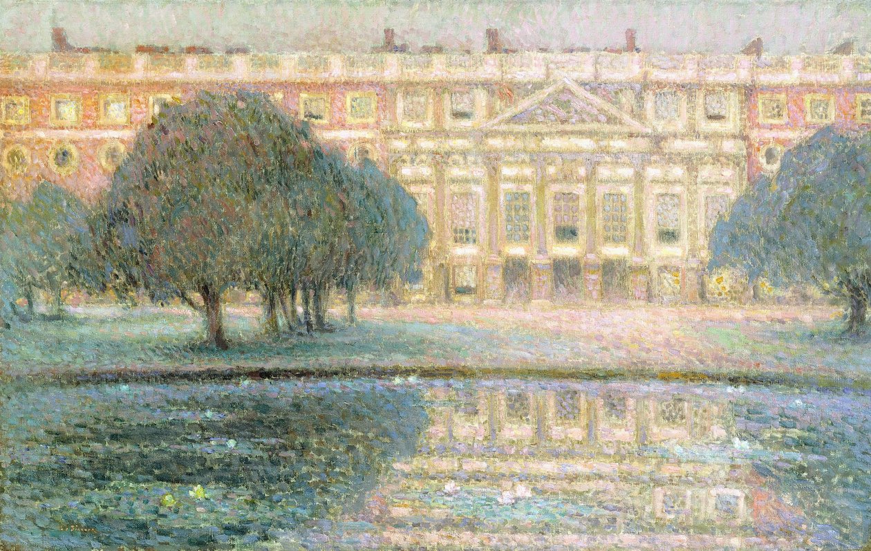 The Palace, Summer Morning (Hampton Court) de Henri Eugene Augustin Le Sidaner