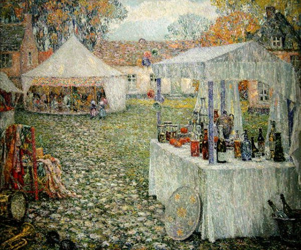 As Tendas, Gerberoy de Henri Eugene Augustin Le Sidaner