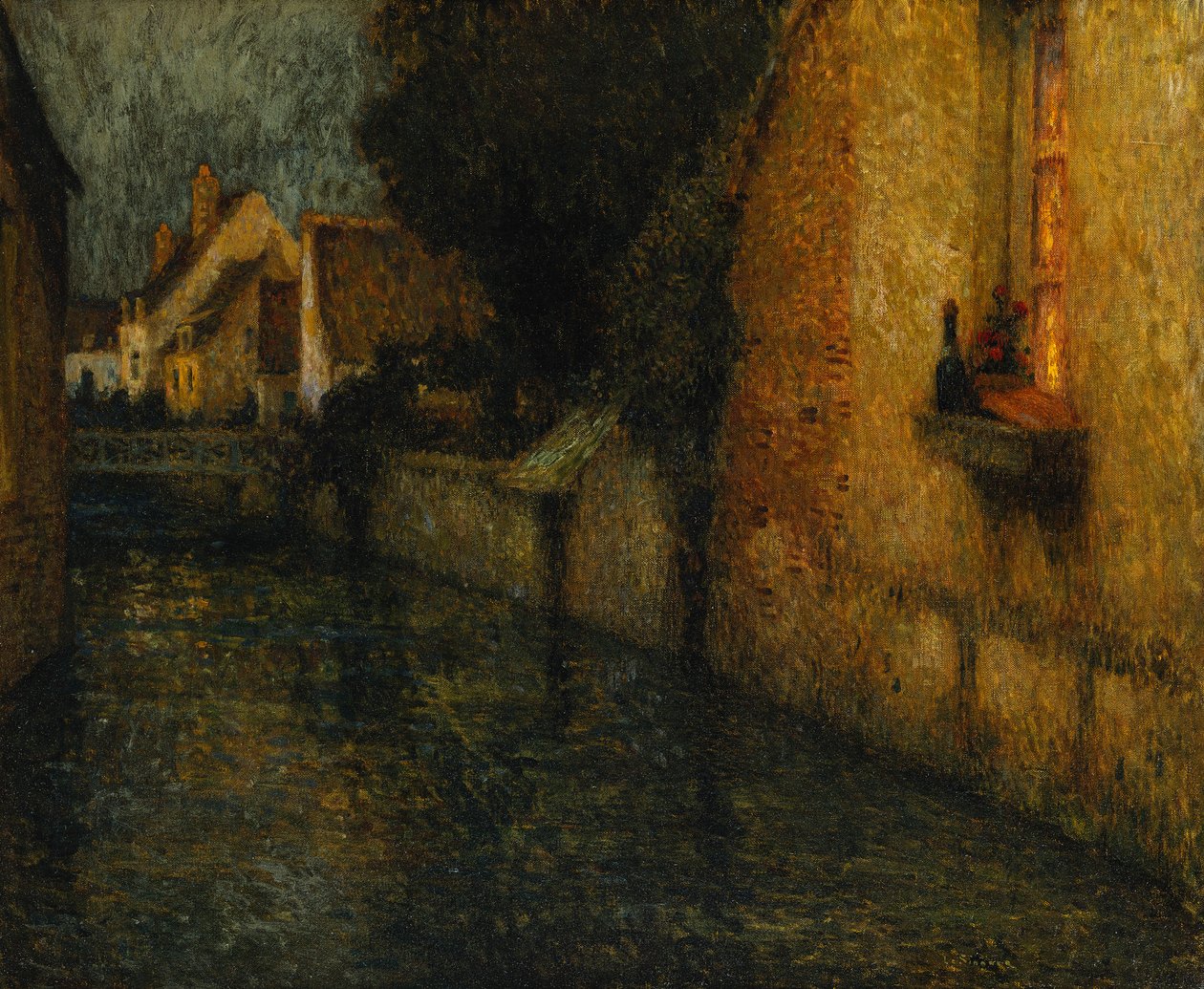 A janela, Gisors; Le Fenetre, Gisors de Henri Eugene Augustin Le Sidaner