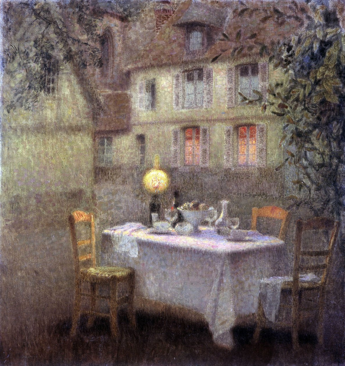 A mesa de Henri Eugene Augustin Le Sidaner