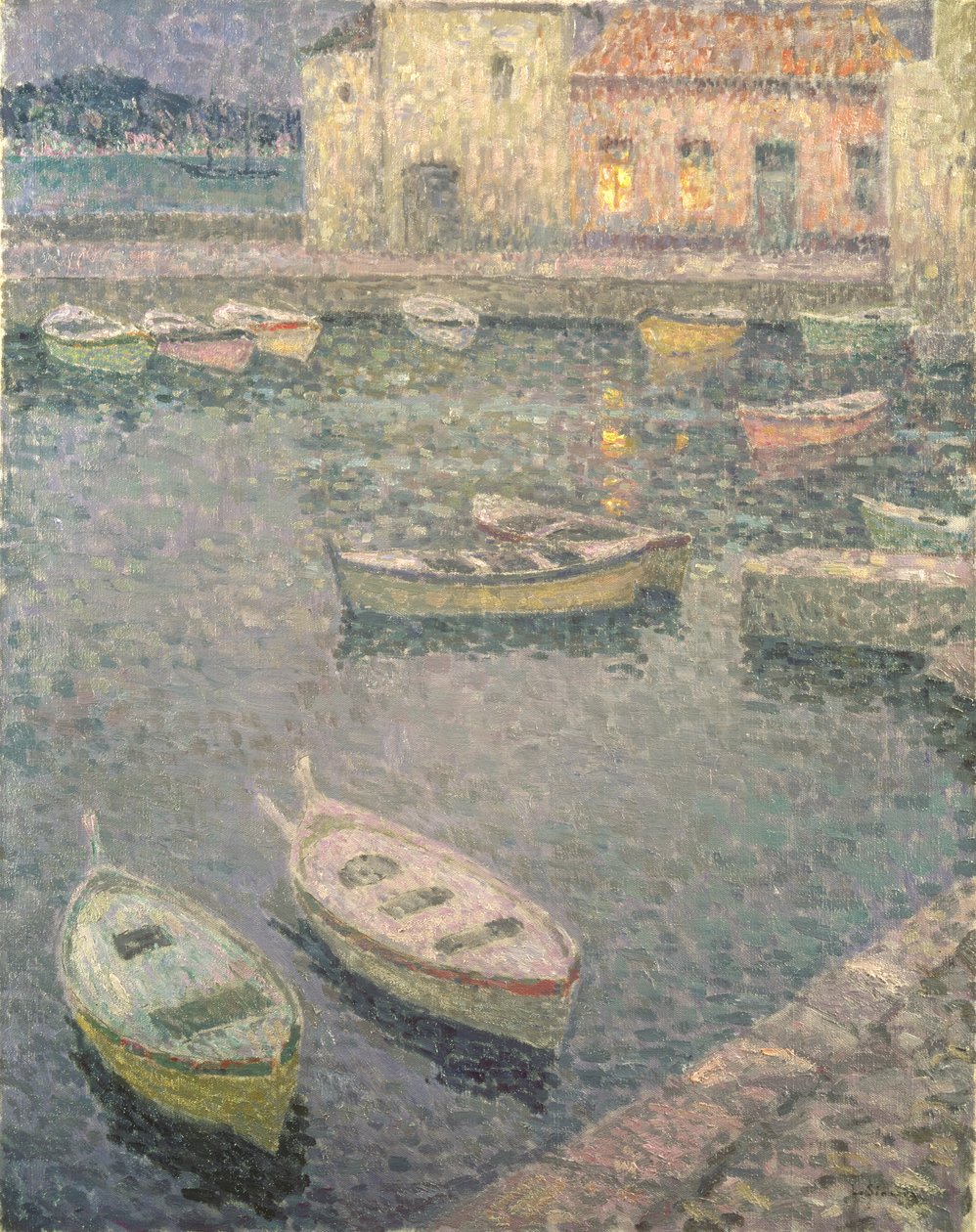 Villefranche Sur Mer de Henri Eugene Augustin Le Sidaner