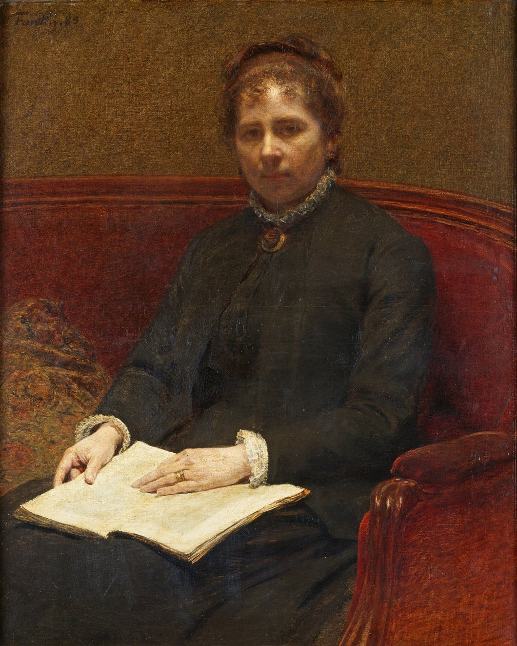 A mulher do artista de Henri Fantin-Latour