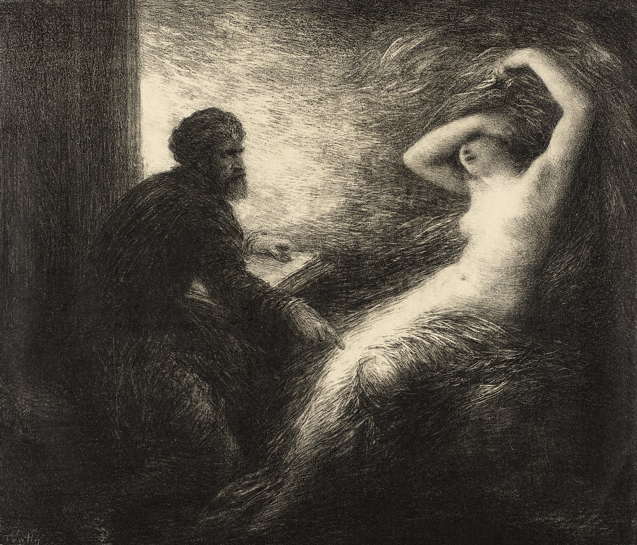 Evocação de Kundry de Henri Fantin-Latour