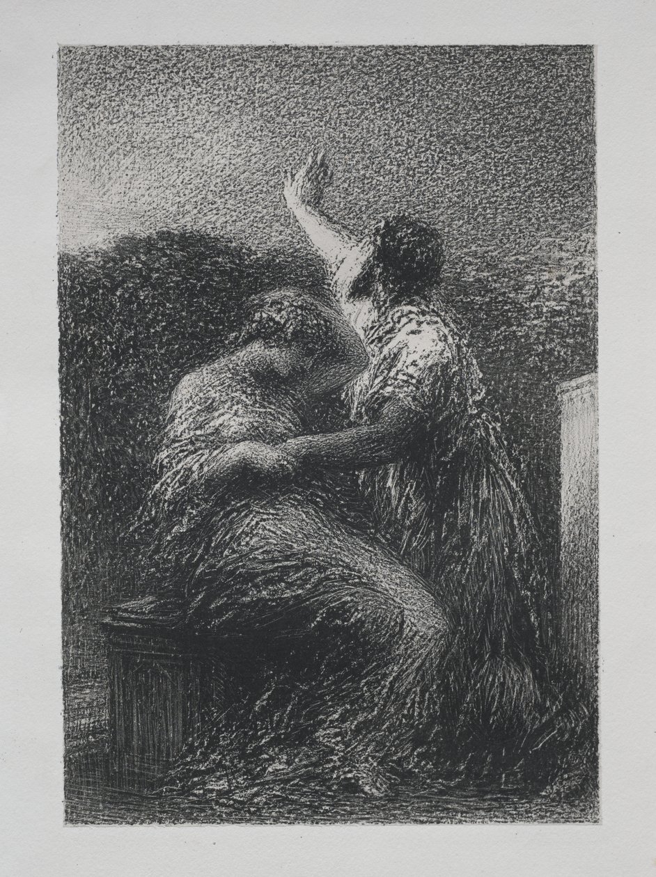 O mago Baltajar e Fatime de Henri Fantin-Latour