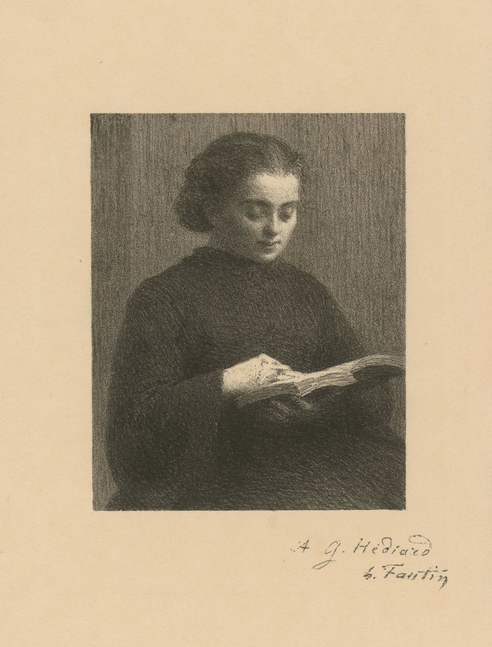 Mulher a ler de Henri Fantin-Latour