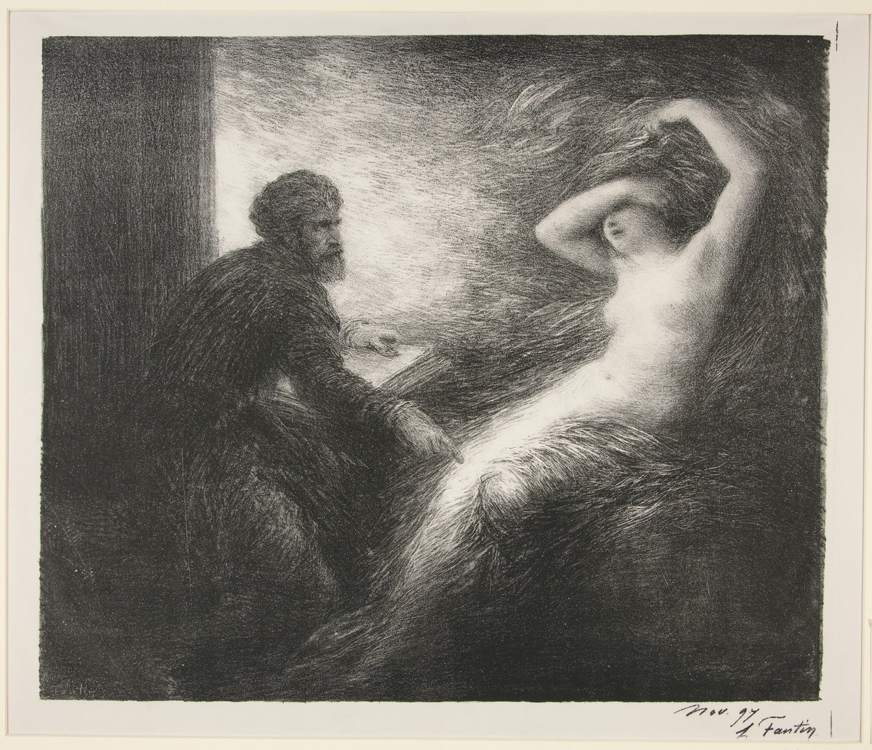 Parsifal: Ato II. Evocação de Kundry de Henri Fantin-Latour