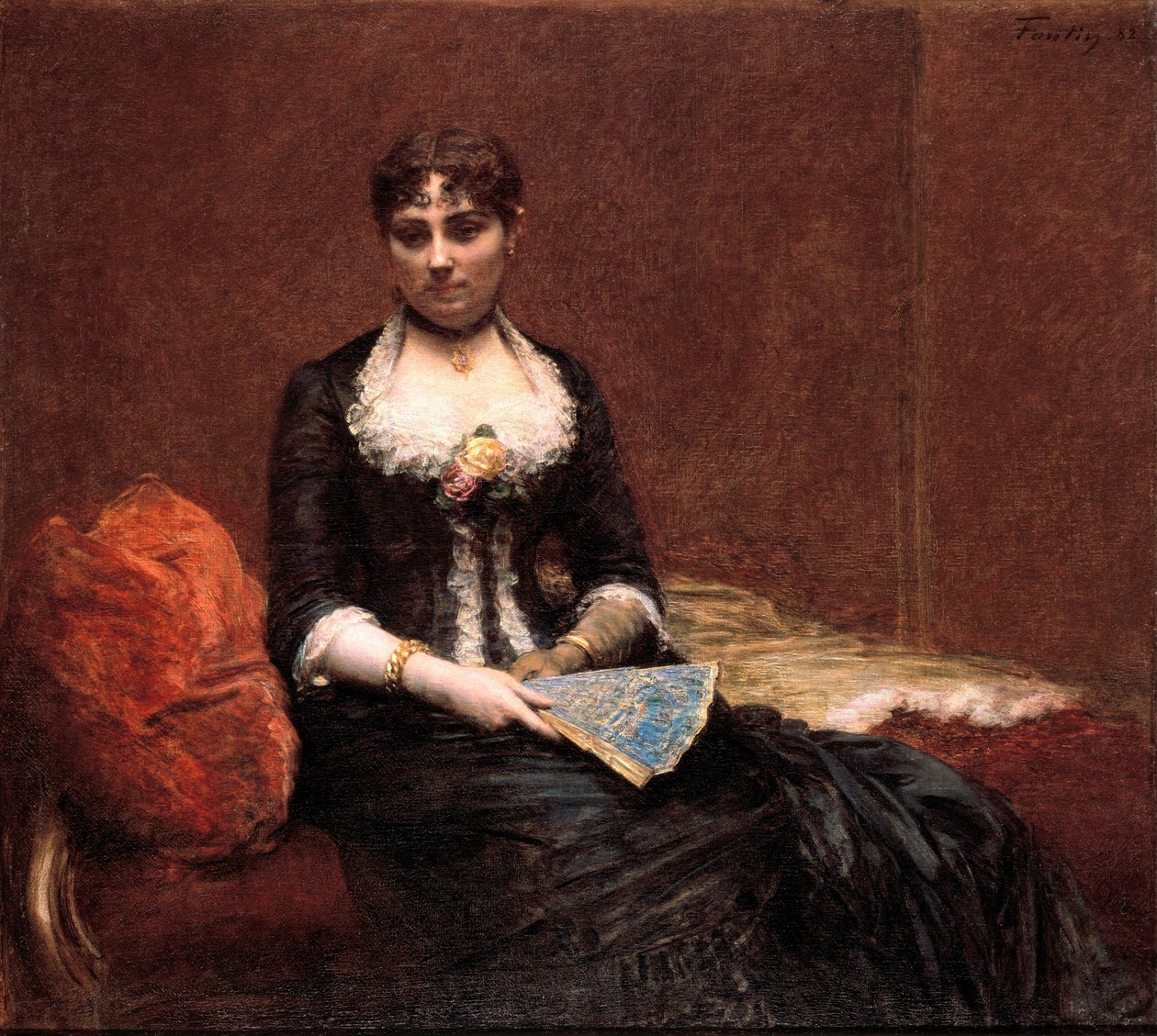 Retrato de Madame Léon Maître de Henri Fantin-Latour