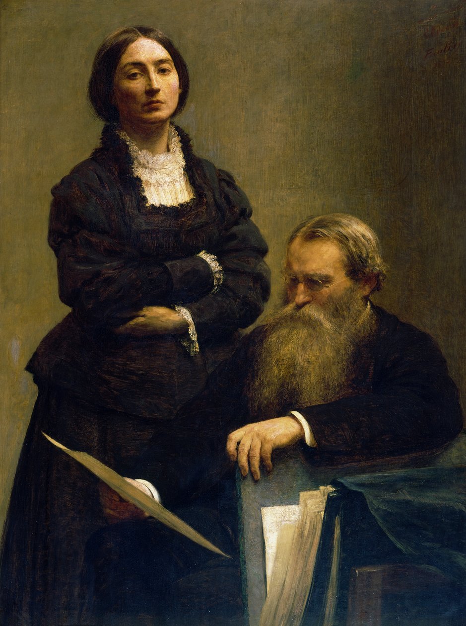 Retrato de M. e Mme Edwards de Ignace Henri Jean Fantin Latour