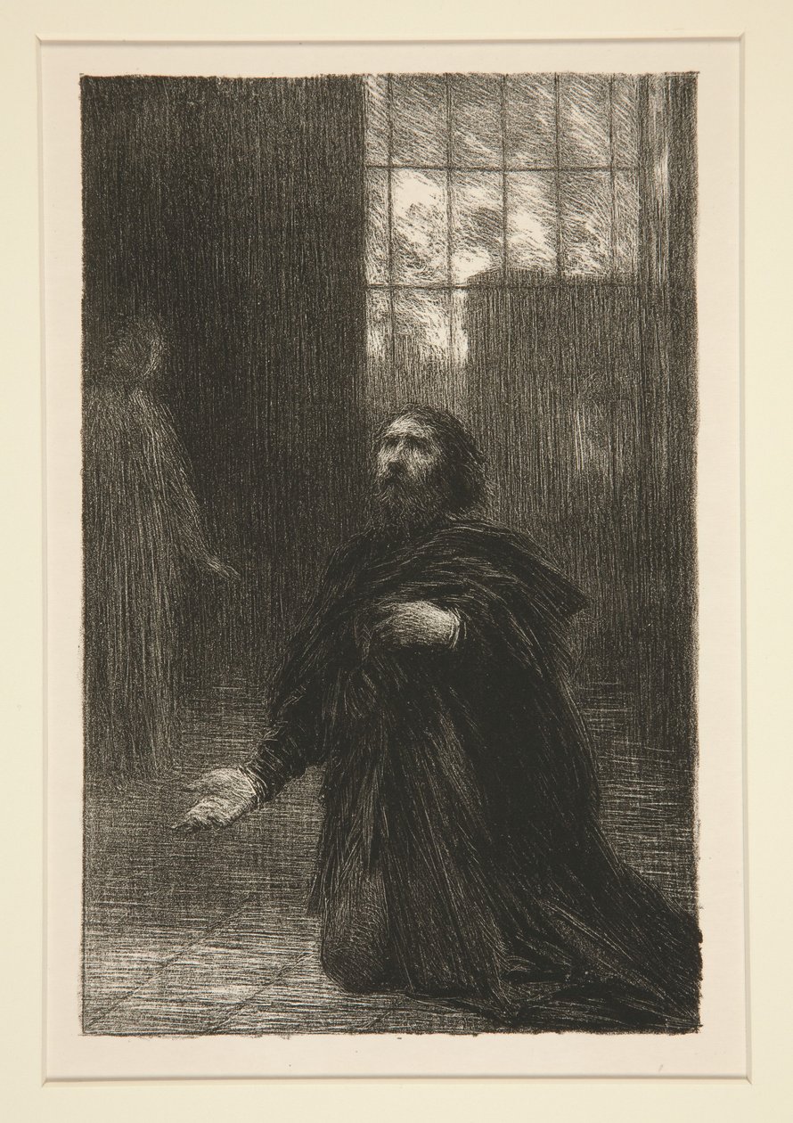 Rienzi: Ato V, A Oração de Rienzi de Henri Fantin-Latour