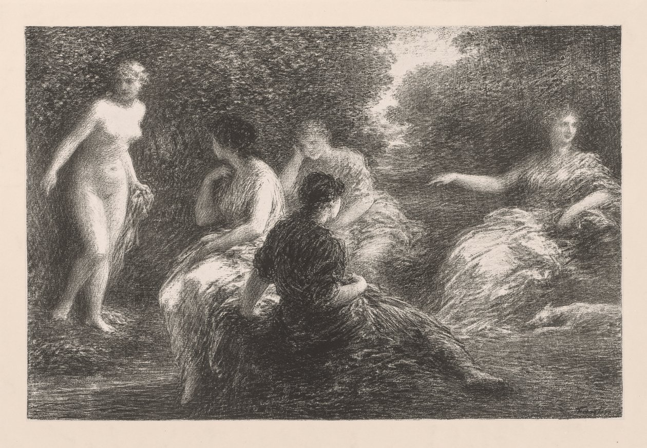Os banhistas de Henri Fantin-Latour