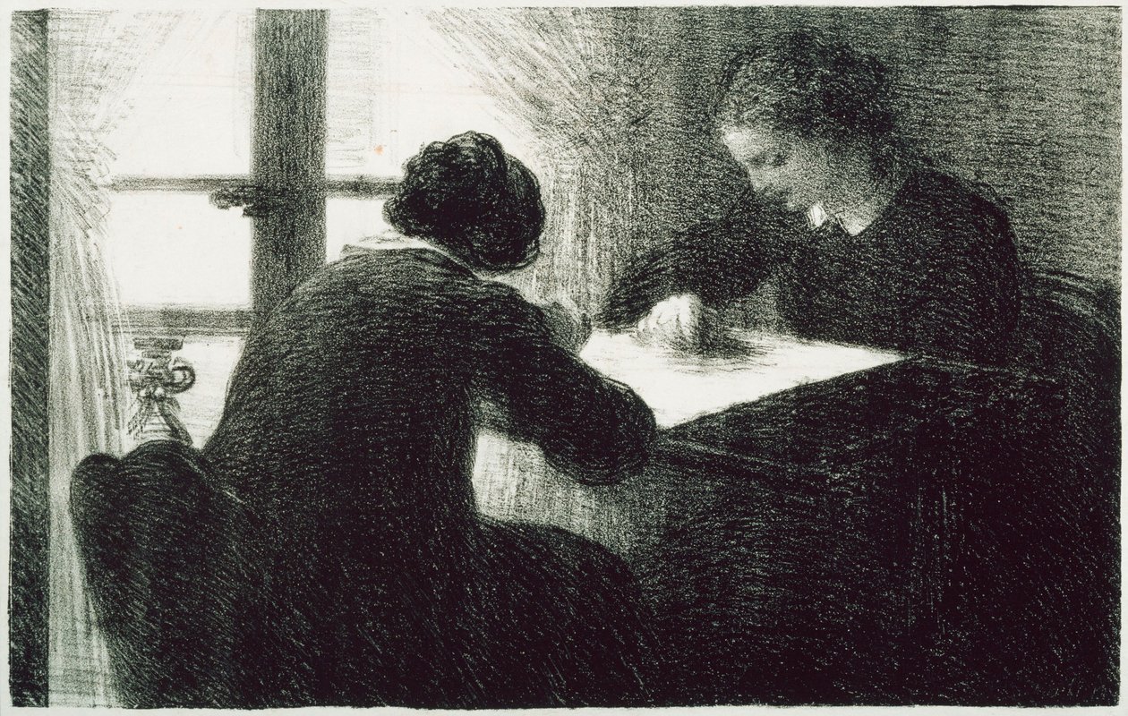 As Bordadeiras (Les Brodeuses) de Henri Fantin-Latour