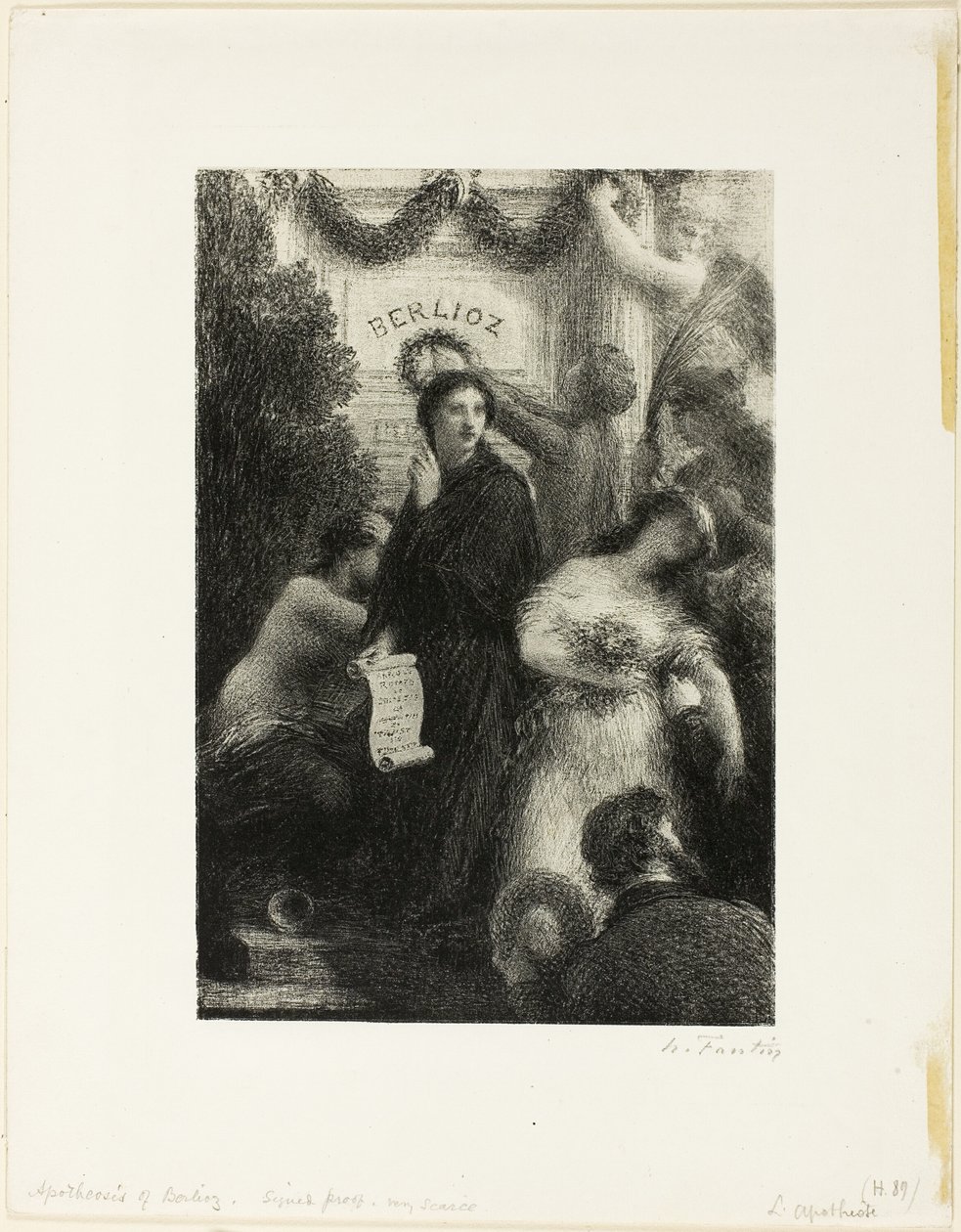 Apoteose de Ignace Henri Jean Fantin Latour