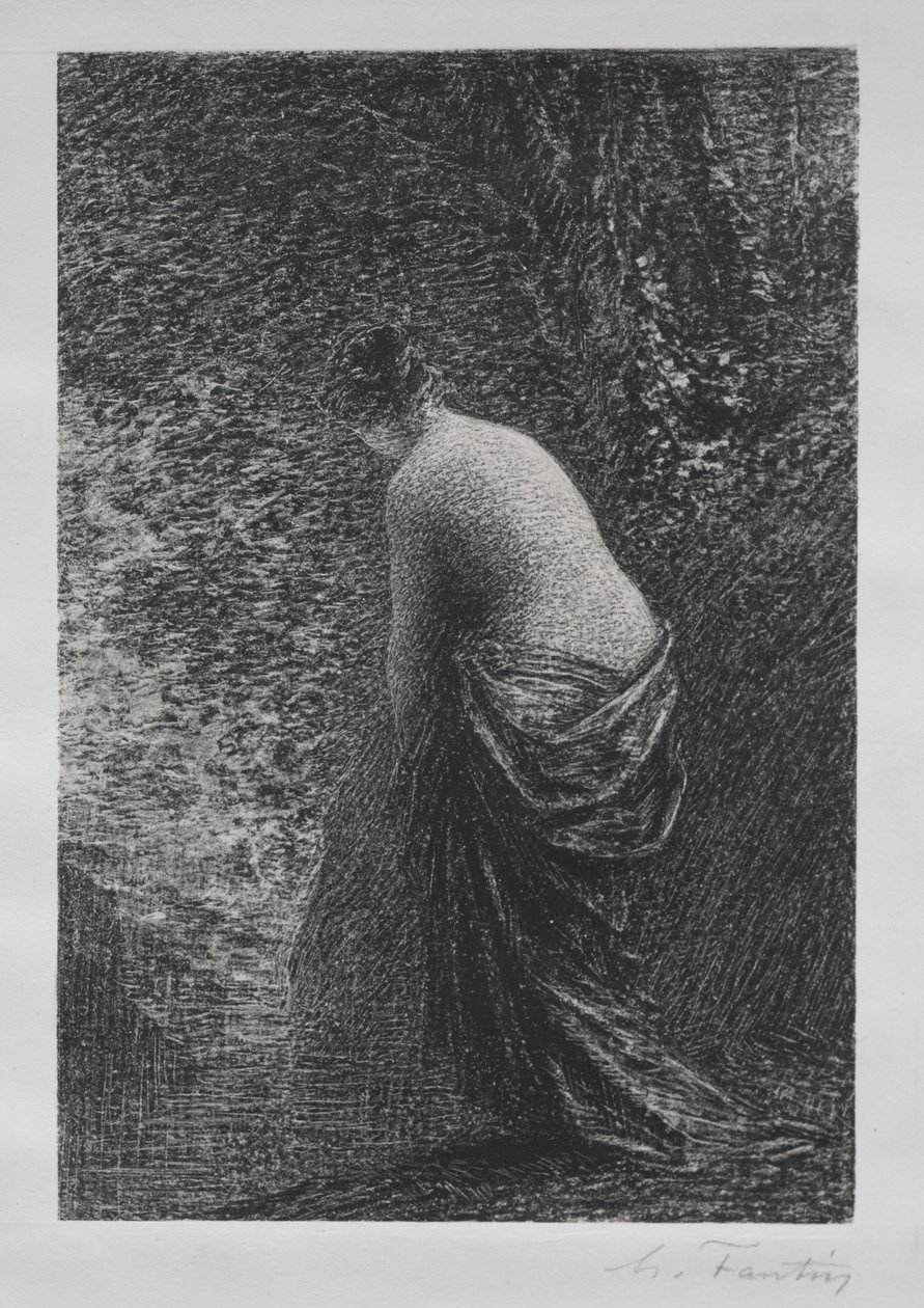 Banhista em pé de Ignace Henri Jean Fantin Latour